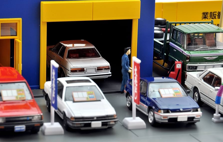 525 トミカラマ VINTAGE 046 中古車店 (アクセル426) 525 トミカラマ VINTAGE 046 中古車店 (アクセル426) - メルカリ
